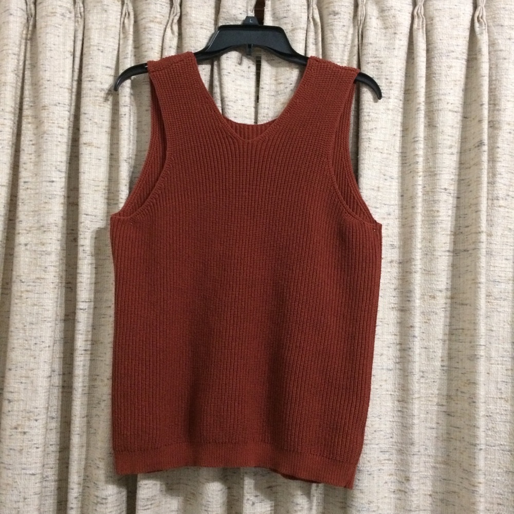 LOFT Ribbed Sweater Tank - XL - Picture 5 of 7